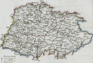 Карта 1821 года