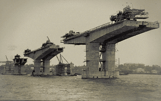  Строительство переправы через реку Волгу в Костроме