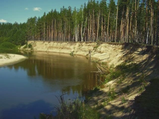 Река близ поселка Нея