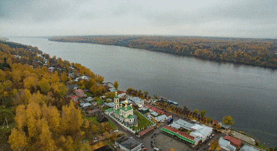 Волга с высоты