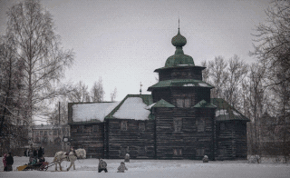  Деревянное зодчество. Проводы зимы в Костроме