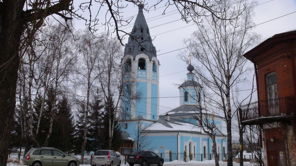 Церковь Успения Пресвятой Богородицы в городе Чухлома. февраль 2014 года. фото М.Шейко